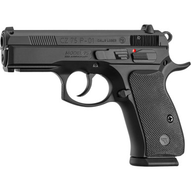 CZ 75 01 50th Anniversary Elite Pistol 9 mm 3.75 in. Black w/Decocker 15 rd.