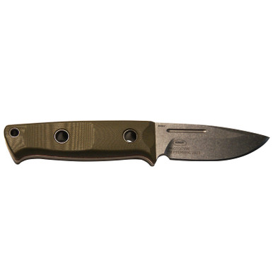 Benchmade Bushcrafter Carbon Fiber OD-Green Drop-point 4.38" Prototype March 2023