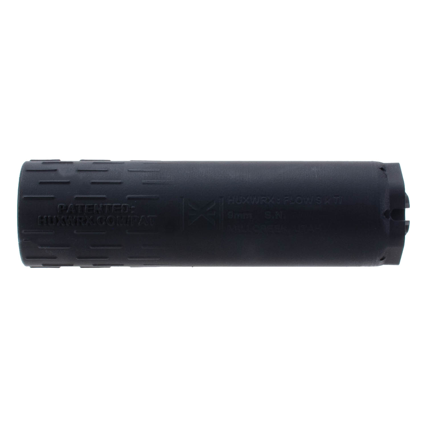 HUXWRX FLOW 9K Ti Suppressor, 9mm Black