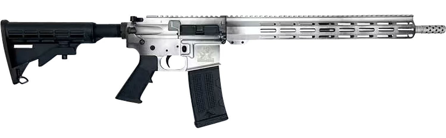Great Lakes AR-15 Rifle GL15223SSBALM, 223 Wylde, 16", Black M4 Stock, 30 Rds