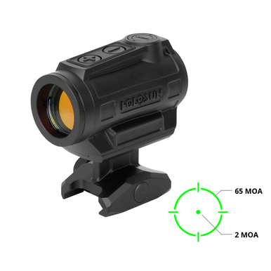 Holosun ARO-MRS-GR Green Dot Optic - Multiple Reticle System, Black Finish