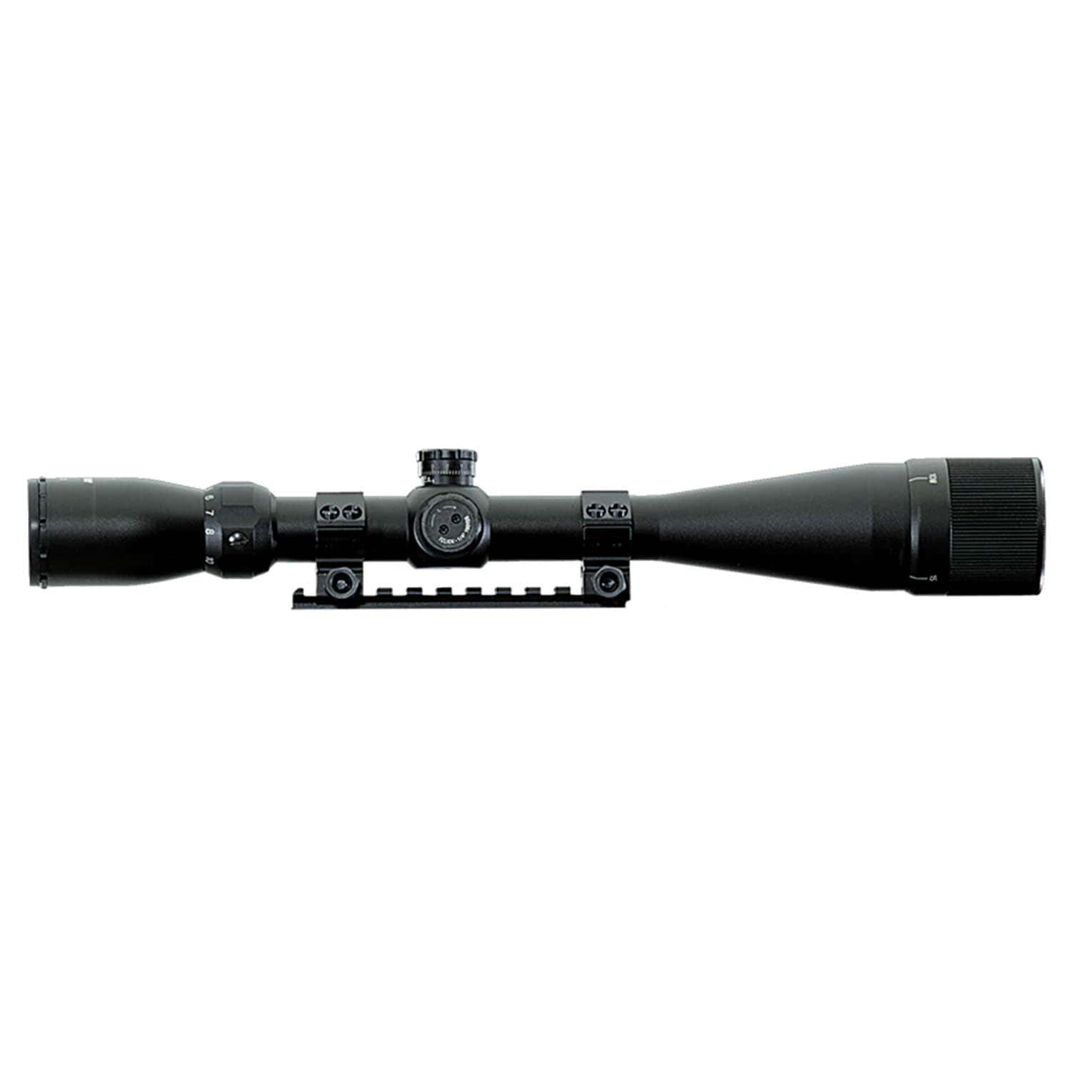 Stoeger 4-16×40 Mil-Dot Reticle w/Adjustable Objective & 2-pc Weaver Rings Air Rifle Scope #30137