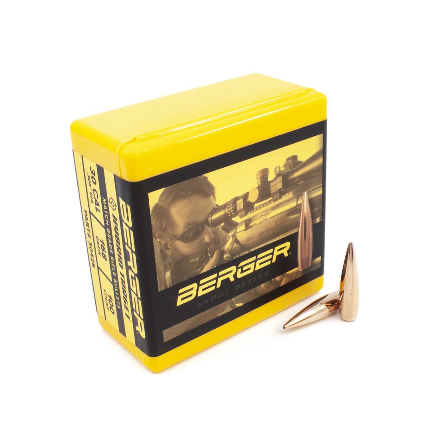 Berger Hybrid Target .30 Caliber 168gr. 100ct. Bullets #30425