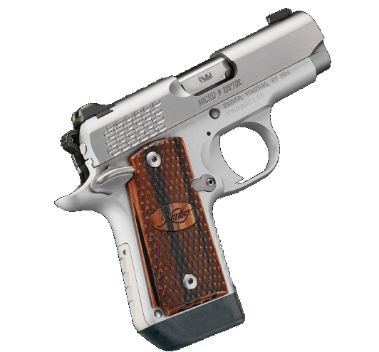 Kimber Micro 9 Stainless Raptor 9MM 3.15" w/Fixed Low Profile 3-Dot Tritium Night Sights Semi-Automatic Pistol #3300109