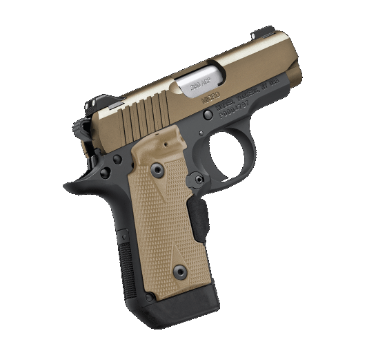 Kimber Micro Desert Tan LG NS .380 ACP 2-3/4" w/Crimson Trace Lasergrips Semi-Automatic Pistol #3300209