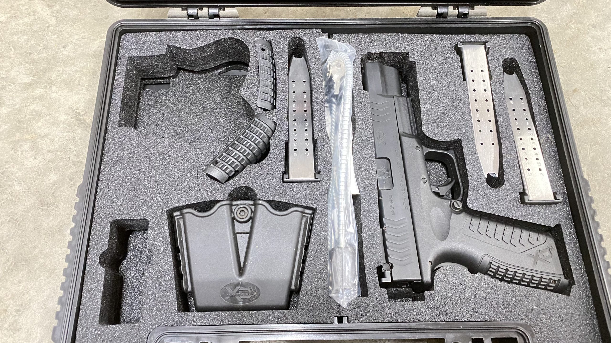 Used Springfield XDM 9mm Luger 5.25" 3 Mags Custom Trigger XDM95259BHC