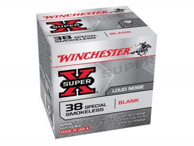 Winchester 38 Special 38SBLP BLANK Smokeless 50 rounds