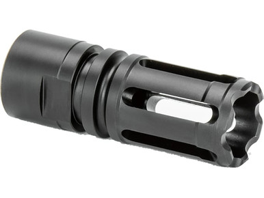 Griffin Armament GATE-LOK Closed Tine Flash Hider Steel - Black