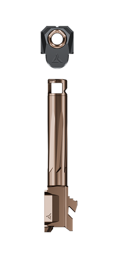 Radian Weapons AFTERBURNER + RAMJET - Fits Glock 19 Gen 5 9MM, Bronze Finish, INTRA-LOK Mounting System