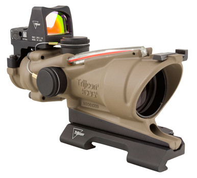 Trijicon ACOG 4x32 ECOS FDE Red Crosshair .223 BDC RMR - TA31-D-100553