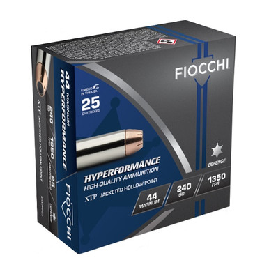 Fiocchi Extrema 44 Rem Mag FI44XTP25 240 gr XTP Hollow Point 25 Rounds