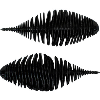 Geecrack Bellows Gill Soft Bait 3.8" Solid Black