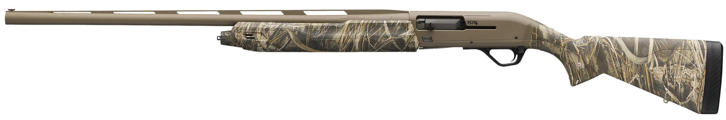 Winchester Repeating Arms SX4 Hybrid Hunter Shotgun 511310291, 12 Gauge, 26", 3.50" , FDE Cerakote Rec/Barrel, Mossy Oak Shadow Grass Habitat Furniture, Fiber Optic Front Sight Left Hand