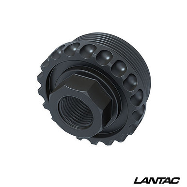 Lantac Adaptable Core Direct Thread HUB Adapter 1/2X28 Thread Pitch - Black