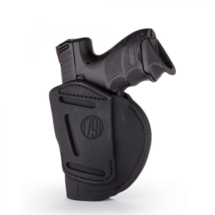 1791 Gunleather 4-Way Concealment & Belt Leather IWB & OWB Stealth Black Right Hand Holster #4WH-5-SBL-R