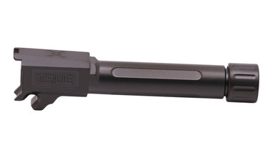 OVERSTOCK - True Precision Sig P365 Threaded Barrel - 9MM, Black DLC Finish, Thread Protector - OVERSTOCK