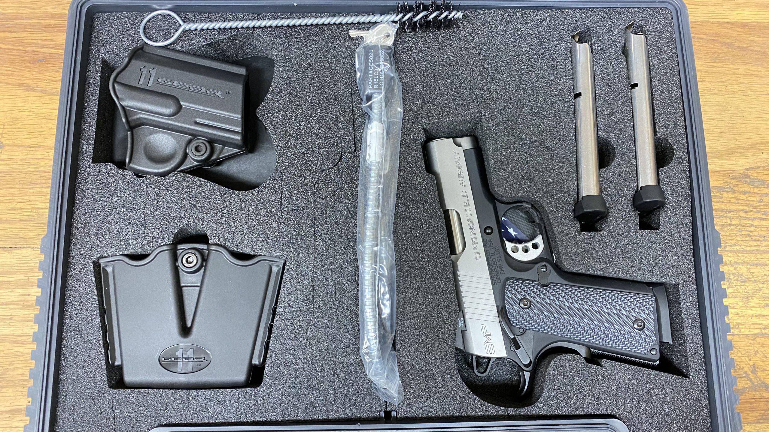 Springfield 1911 EMP 9mm G10 Grips PI9210LP