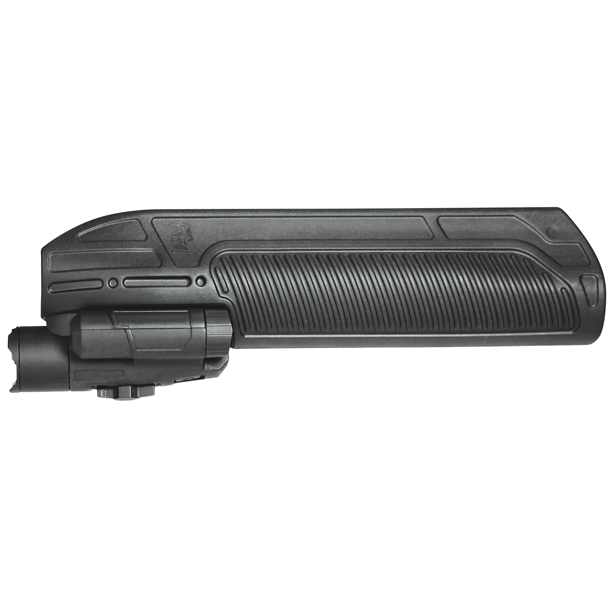 ADAPTIVE TACTICAL AT02901 EX Performance Forend with 300 Lumen Flashlight, Black Polymer, Concealed 2” Picatinny, Fits Most Mossberg 500/590/Maverick 88