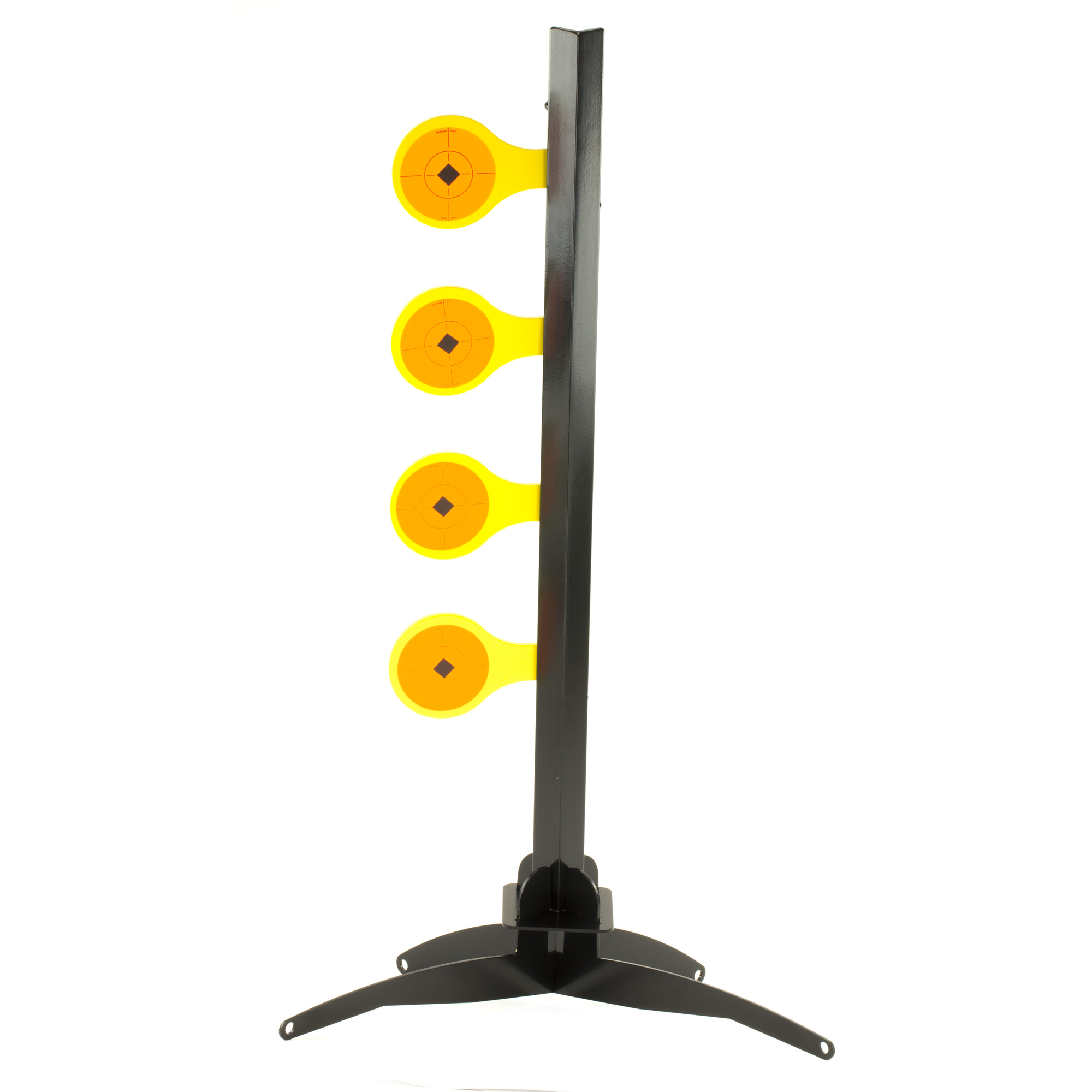 Birchwood Casey 47421 World of Targets Dueling Tree 3.50” Rimfire Pistol/Rifle Orange/Yellow Steel Circle w/Crosshair & Diamond