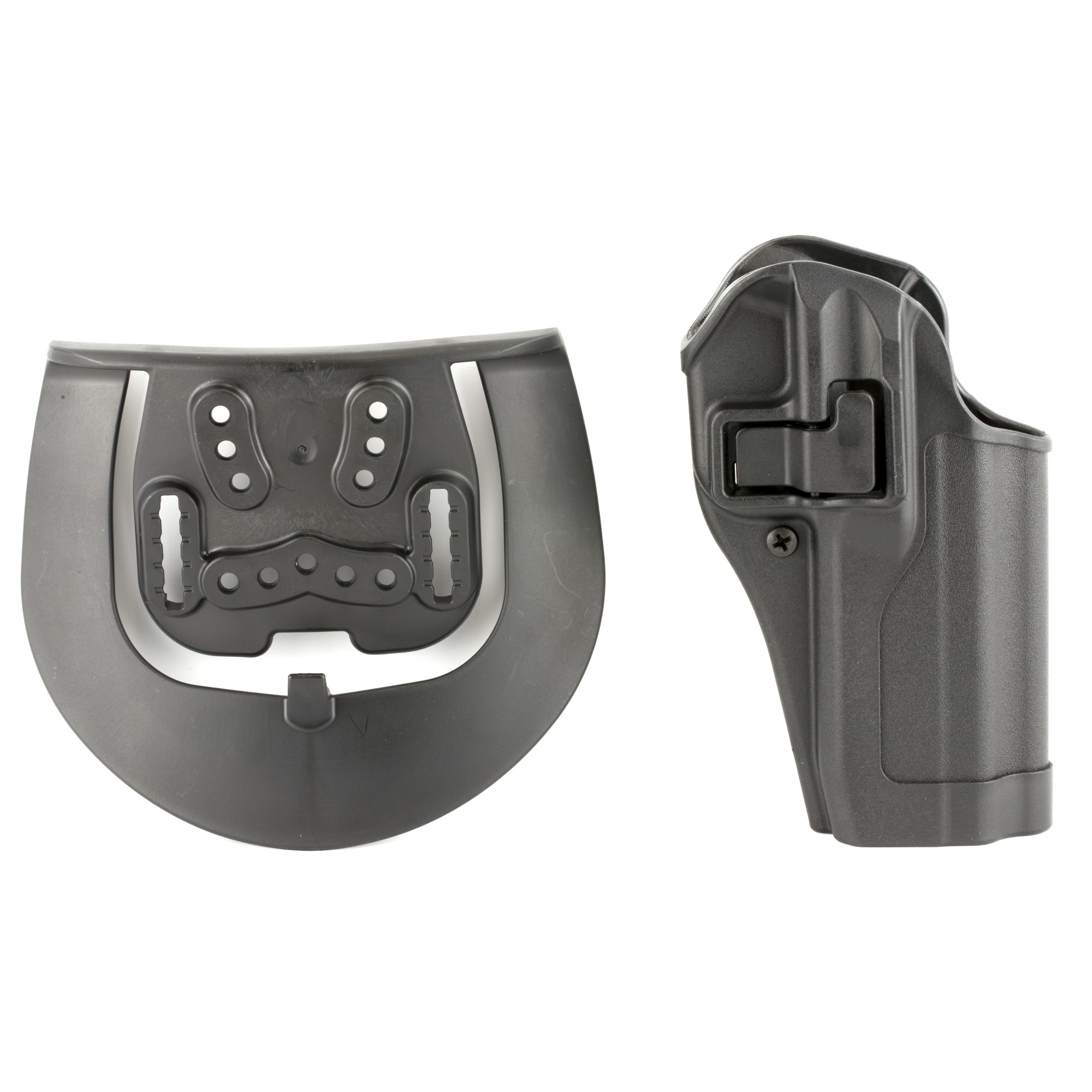 Blackhawk 410564BKR Serpa CQC OWB Size 64 Matte Black Polymer Belt Loop/Paddle Fits FN FNS Right Hand