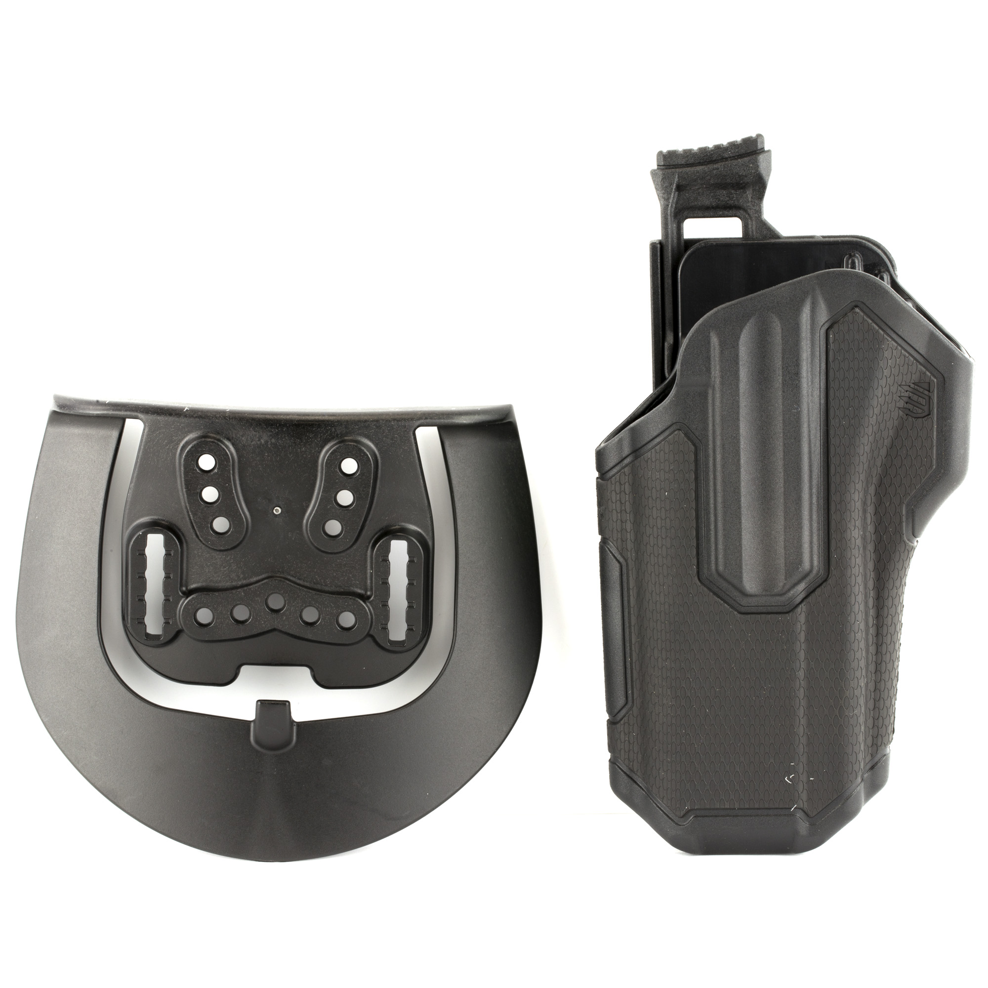 Blackhawk 419000BBL Omnivore OWB Black Plastic Belt Slide Fits Most Semi-Autos, Left Hand