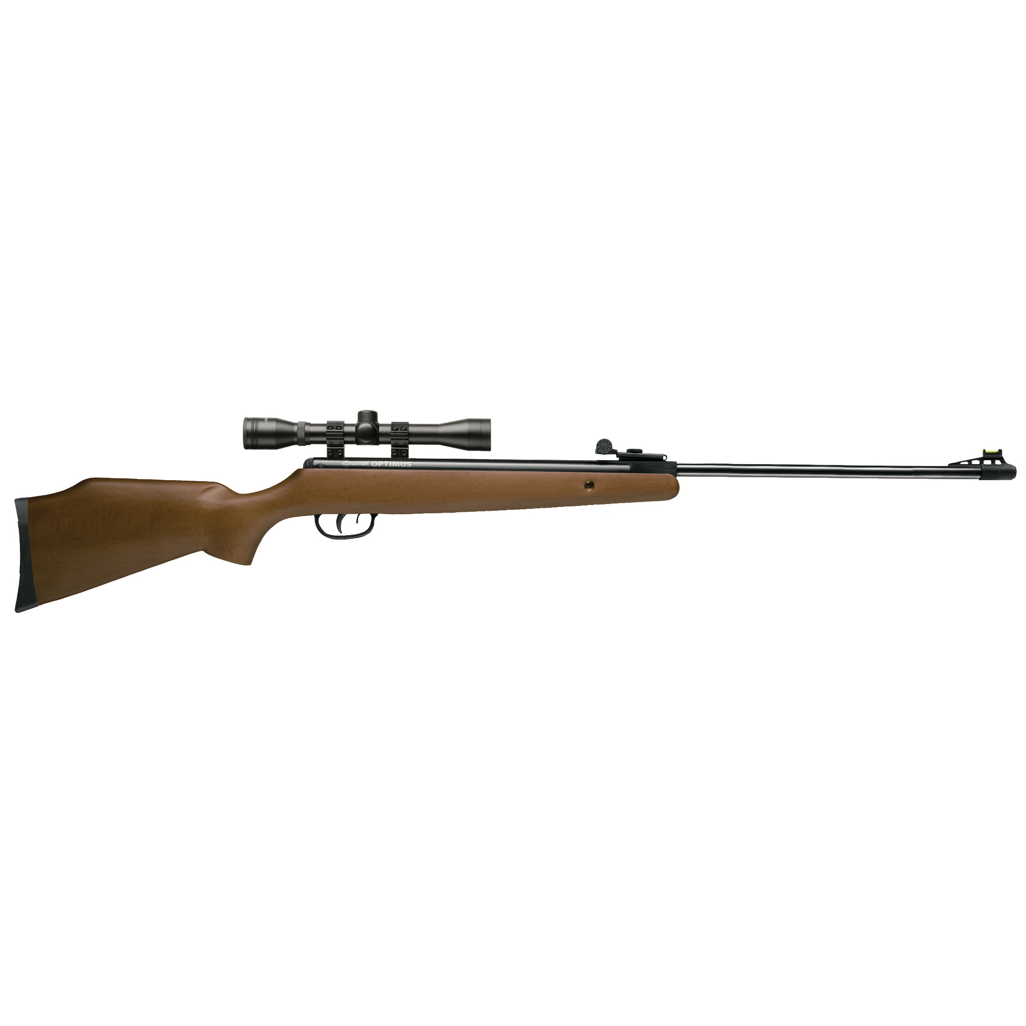 Crosman CO1K77X Optimus Air Rifle Spring Piston 177 1rd Shot Black Black Receiver Hardwood Scope 4x32mm