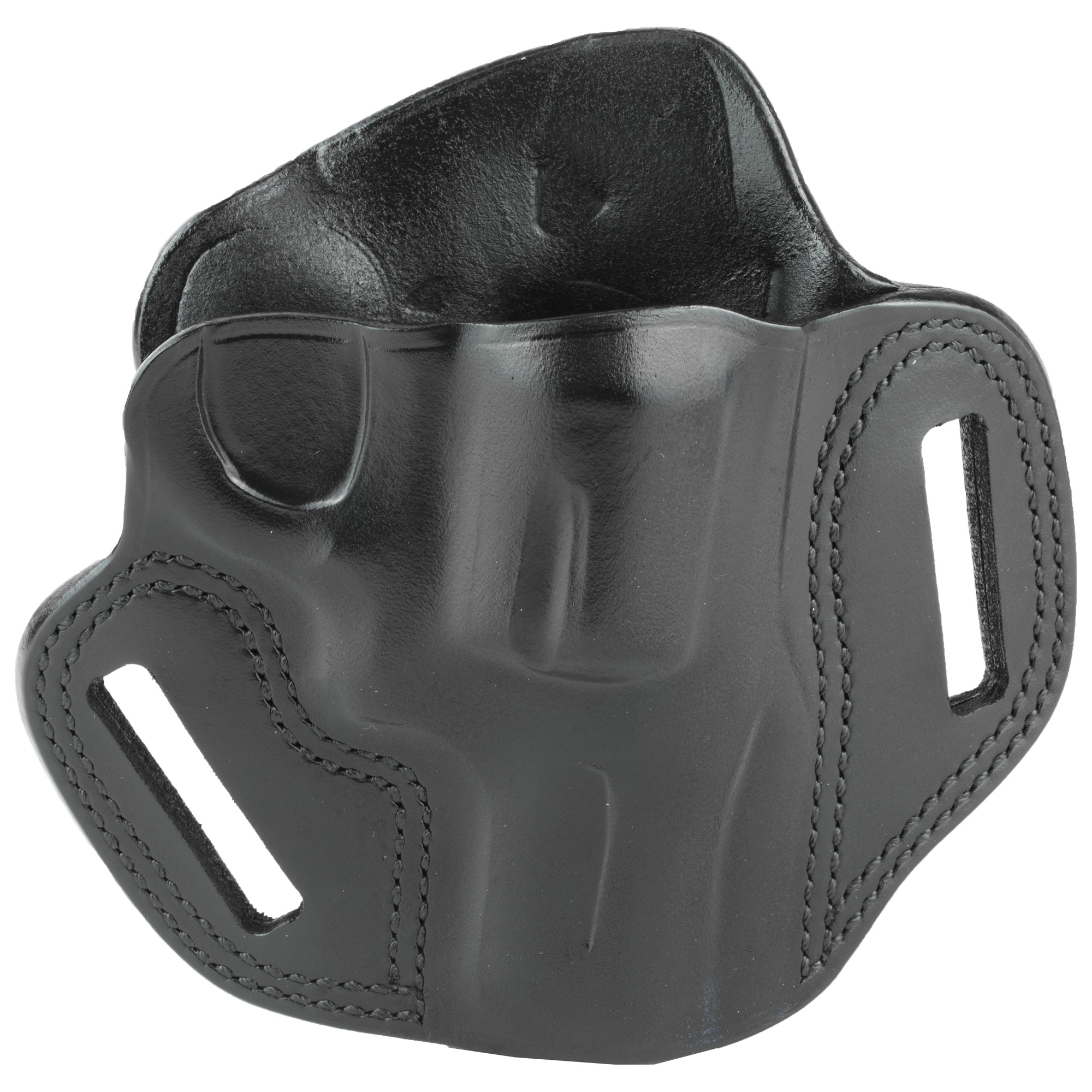 Galco CM102B Combat Master OWB Black Leather Belt Slide Fits S&W L Frame Right Hand