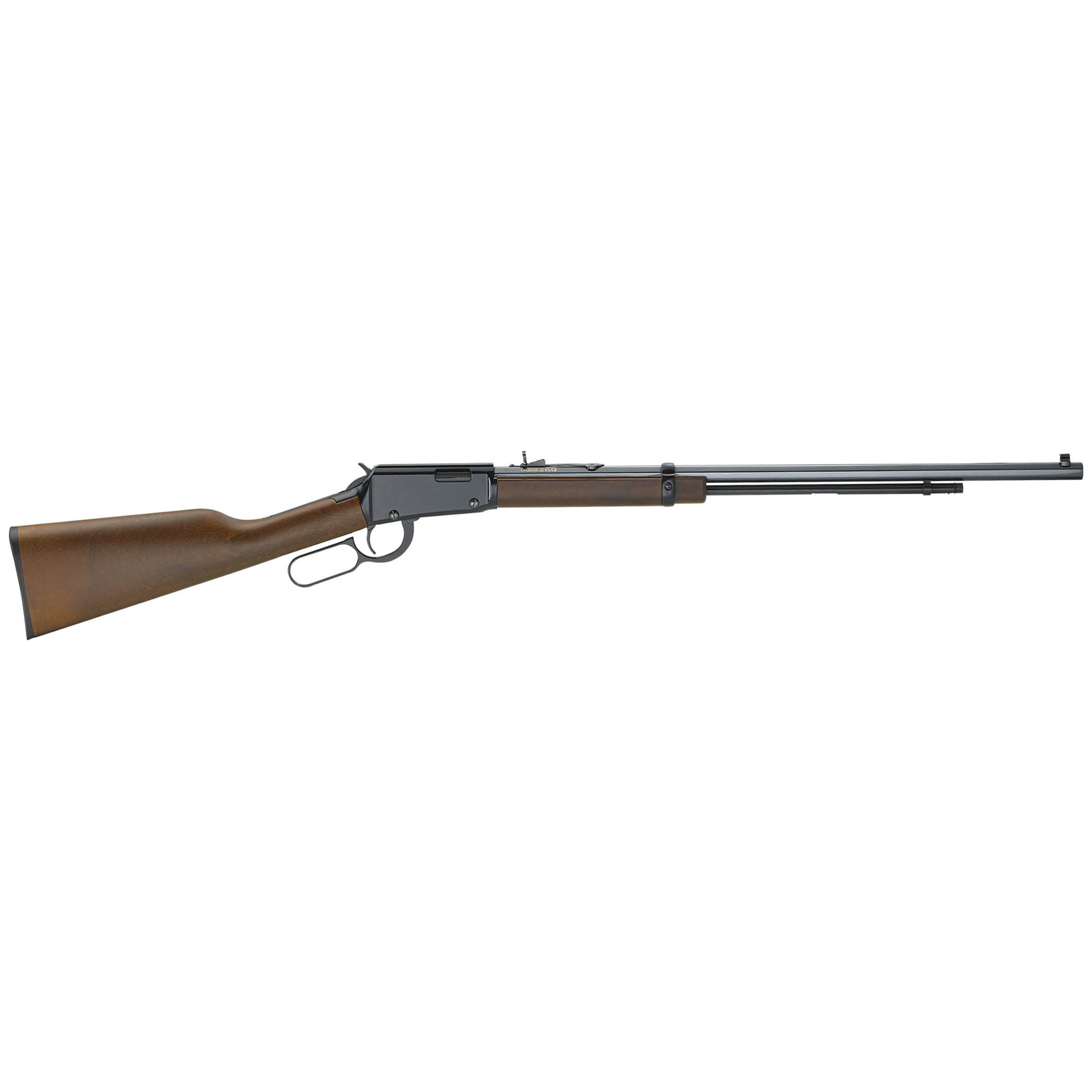 Henry H001TMLB Frontier Full Size 22 WMR 12+1, 24” Blued Octagon Barrel, Grooved Black Steel Receiver, Fixed American Walnut Wood Stock