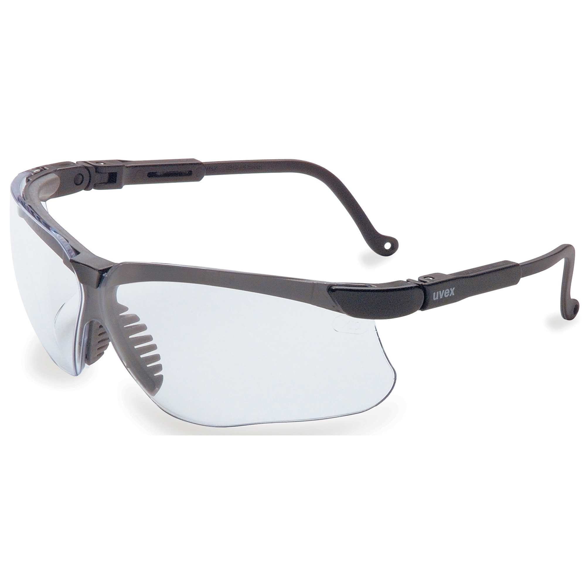 Howard Leight R03570 Uvex Genesis Adult Clear Lens Anti-Fog Black Frame