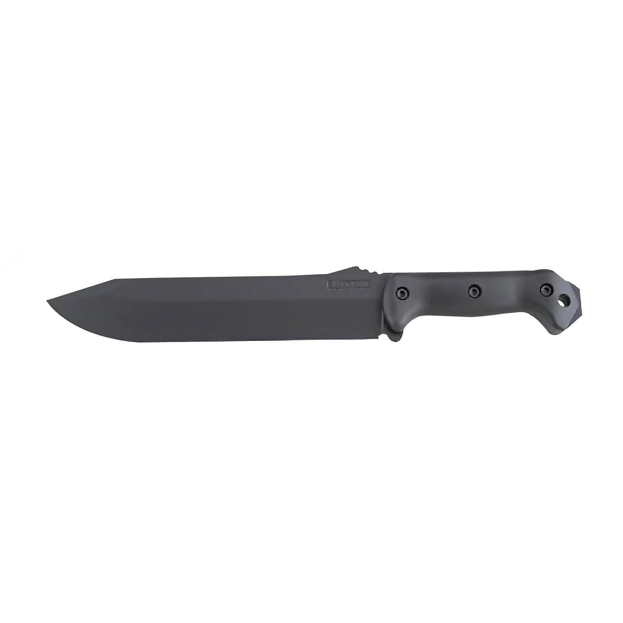 Ka-Bar BK9 Becker Combat Bowie 9.25” Fixed Clip Point Plain Black 1095 Cro-Van Blade, Black Ultramid Handle, Includes Sheath