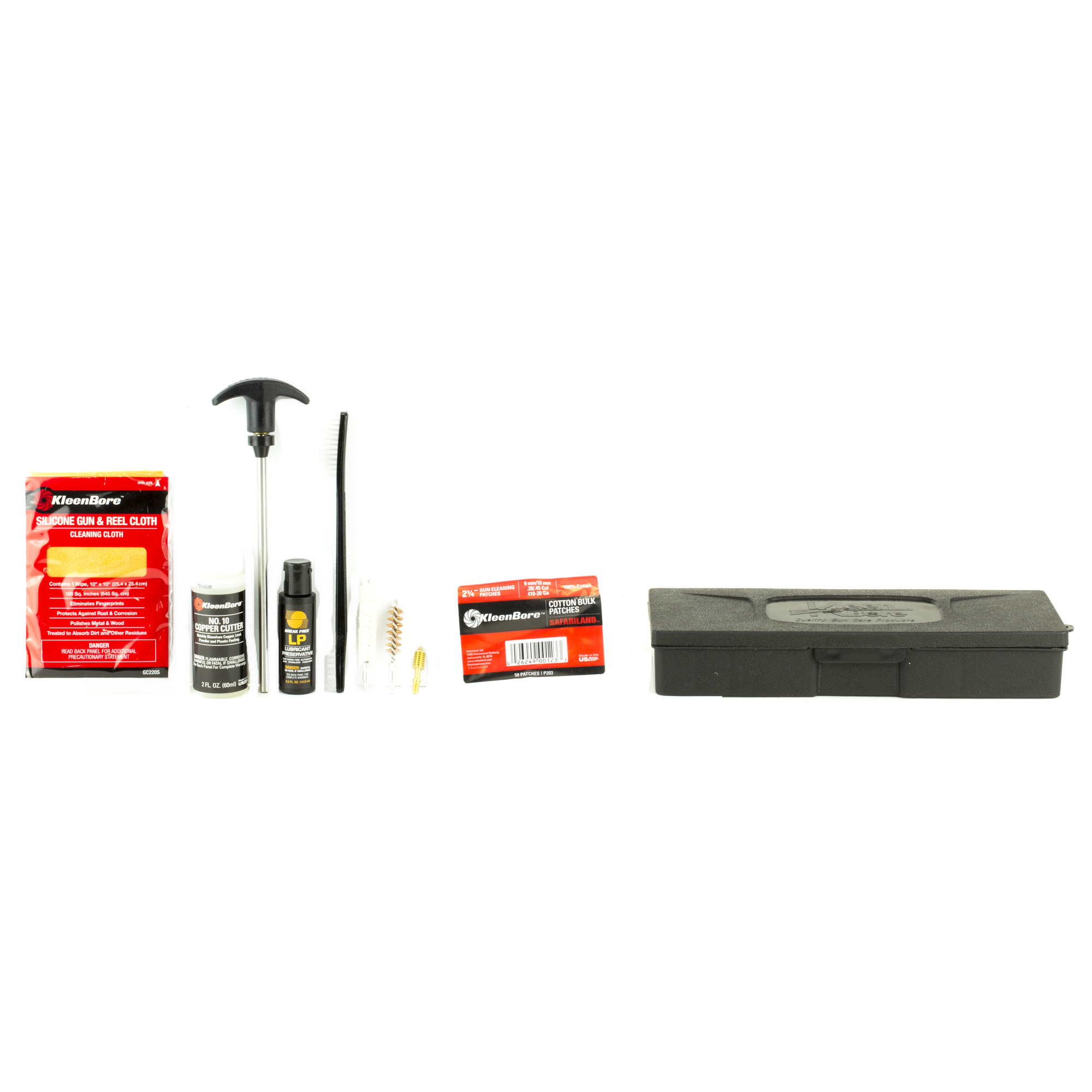 KleenBore PS50 Tactical LE Cleaning Kit .38/ .357/ 9mm Cal Handgun