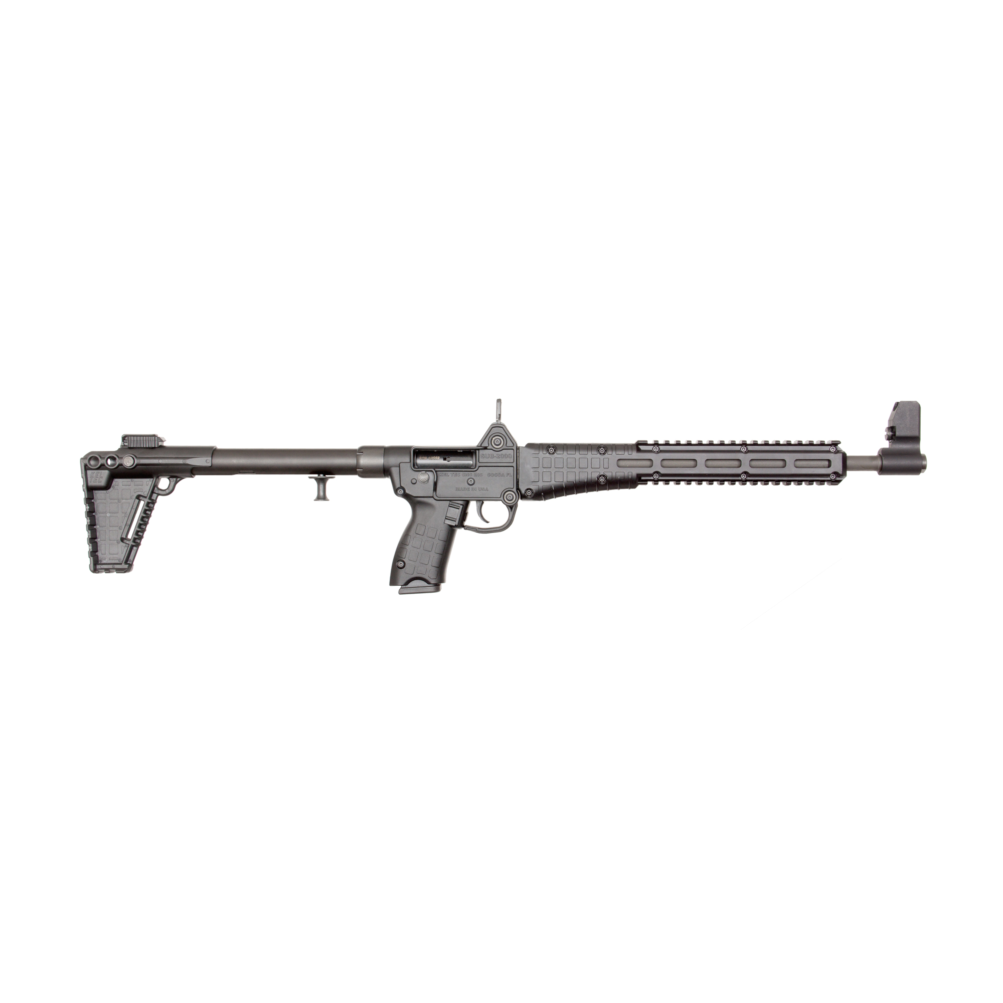 Kel-Tec SUB2K40GLK22BBLKHC Sub-2000 40 S&W Caliber with 15+1 Capacity, 16.25” Barrel, Black Metal Finish, Black Adjustable Stock Right Hand