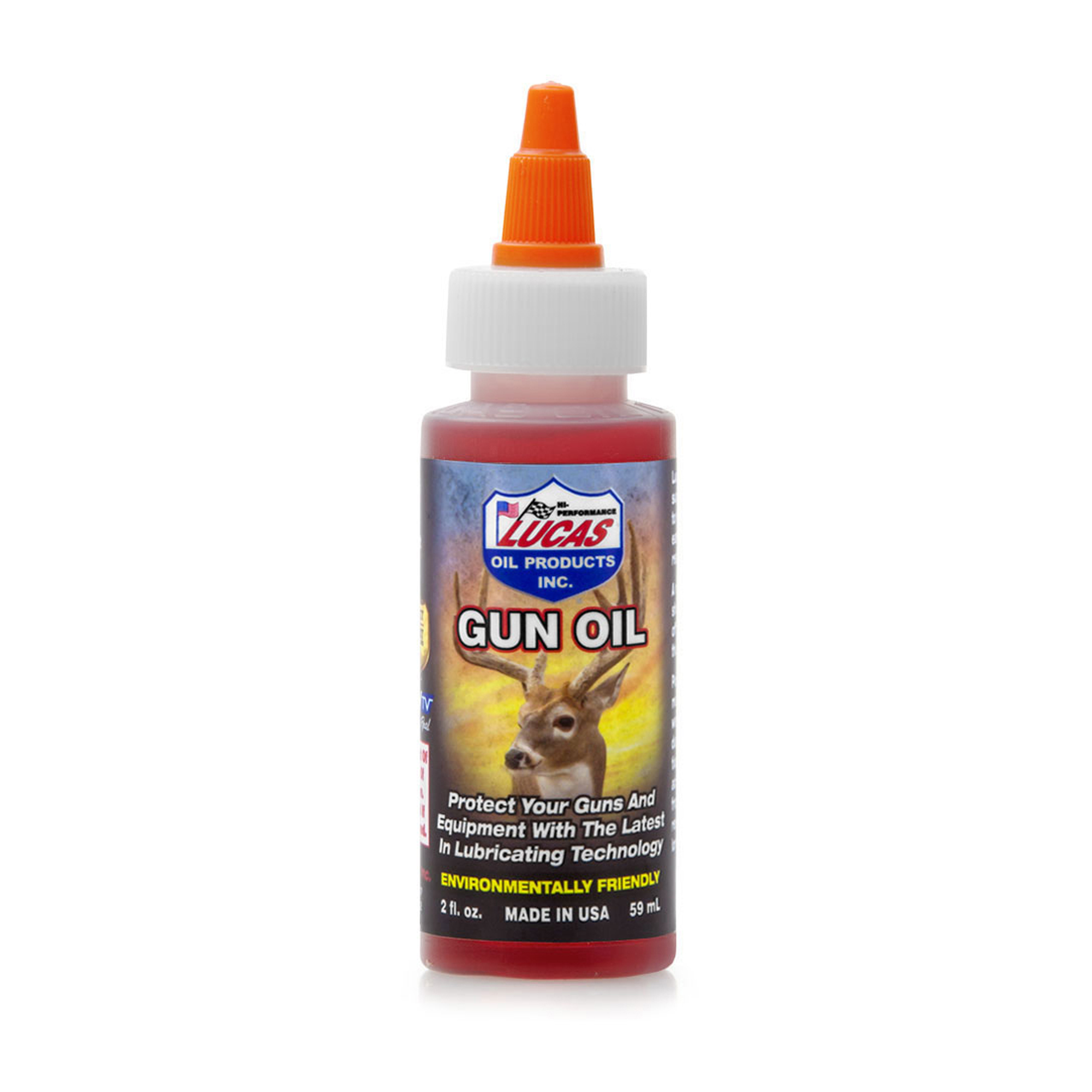 Lucas Oil 10006 Lucas Gun Oil Cleans, Lubricates, Prevents Rust & Corrosion 2 oz Squeeze Bottle