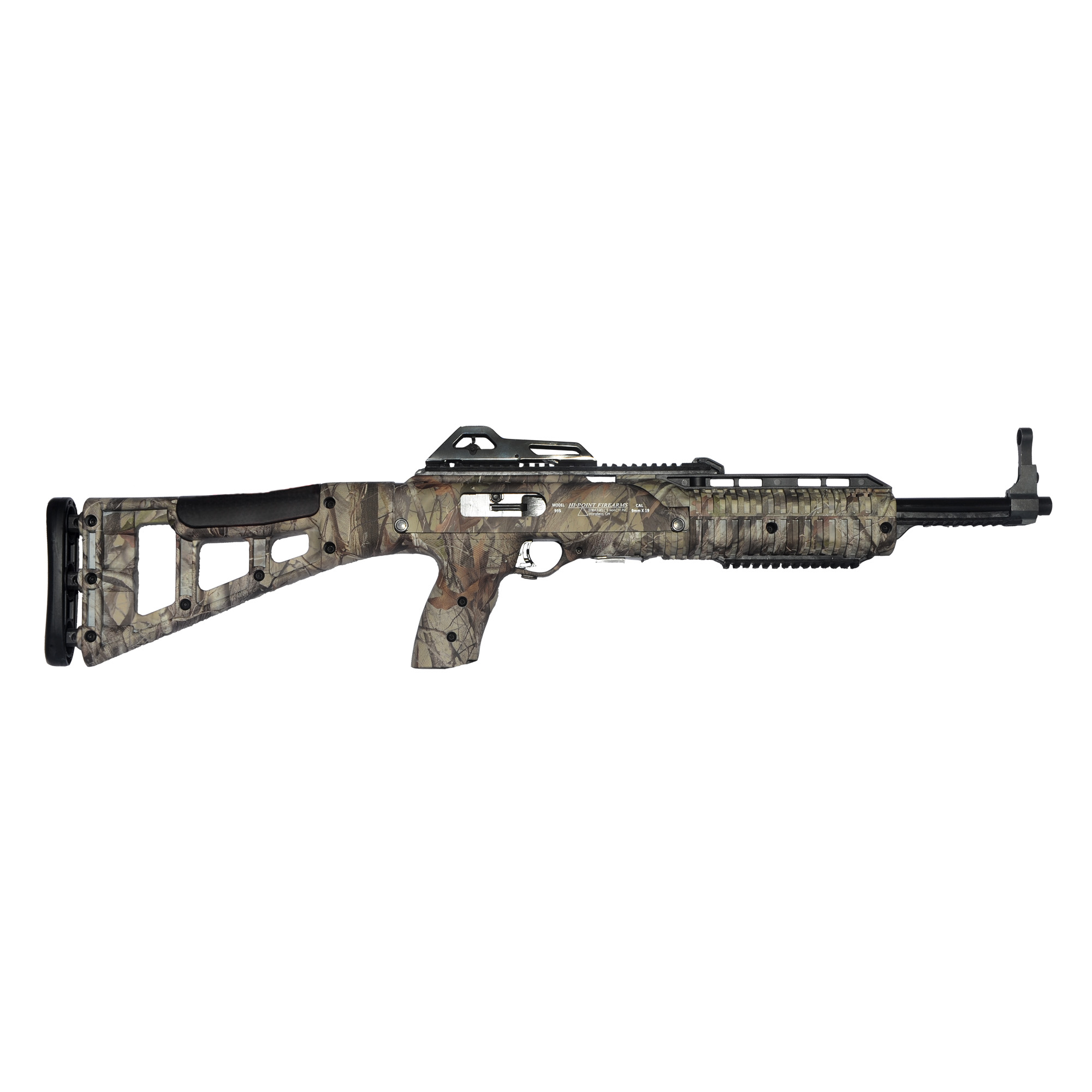 Hi-Point 995TSWC 995TS Carbine 9mm Luger 16.50” 10+1 Woodland Camo All Weather Skeletonized Stock Polymer Grip Right Hand