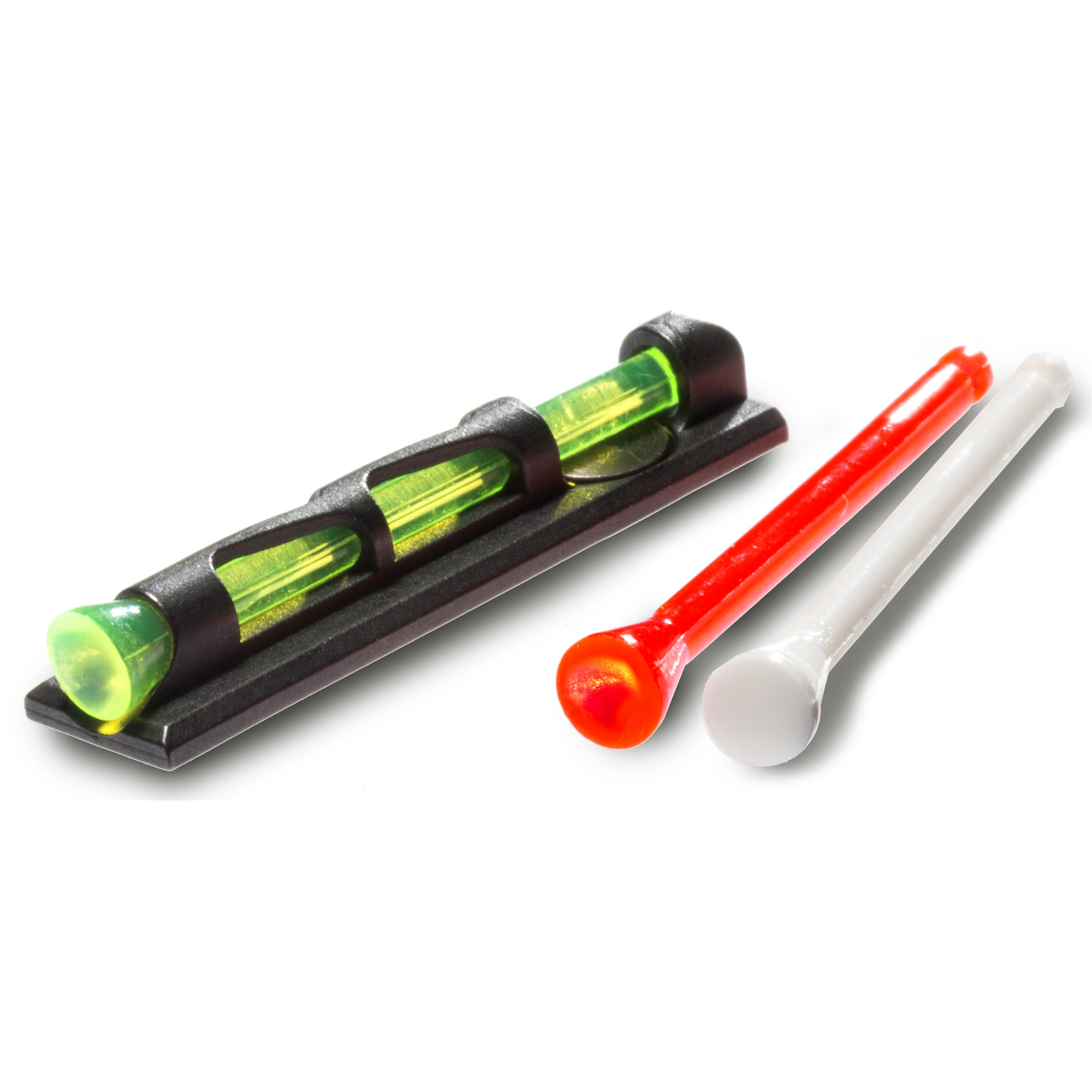 HiViz PMLW01 LiteWave CompSight Bead Replacement Front Sight Black | Green/Red/ White Fiber Optic Front Sight Universal Threads