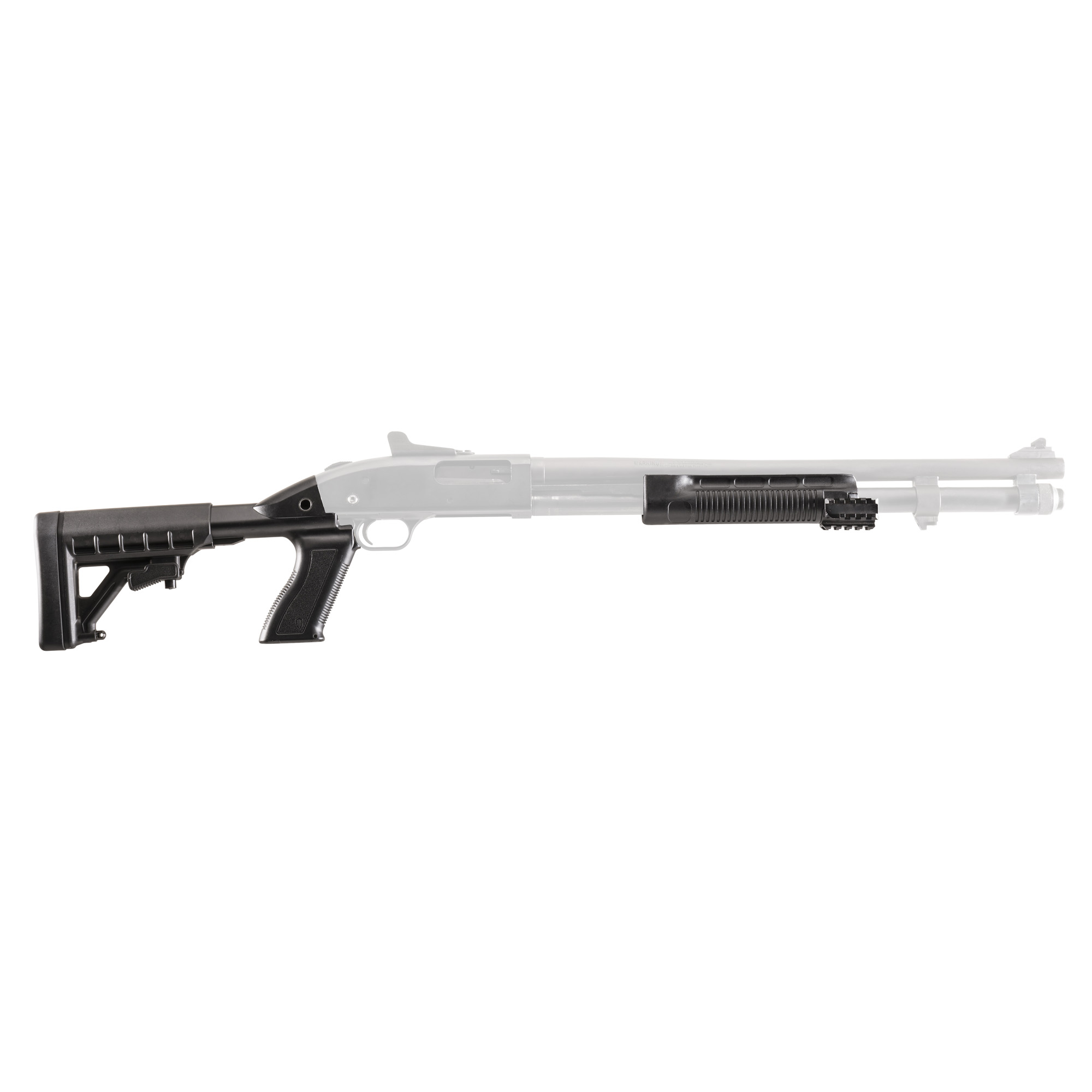 Archangel AA500 Tactical Pistol Grip Stock Black Synthetic 6 Position forMossberg 500, 590