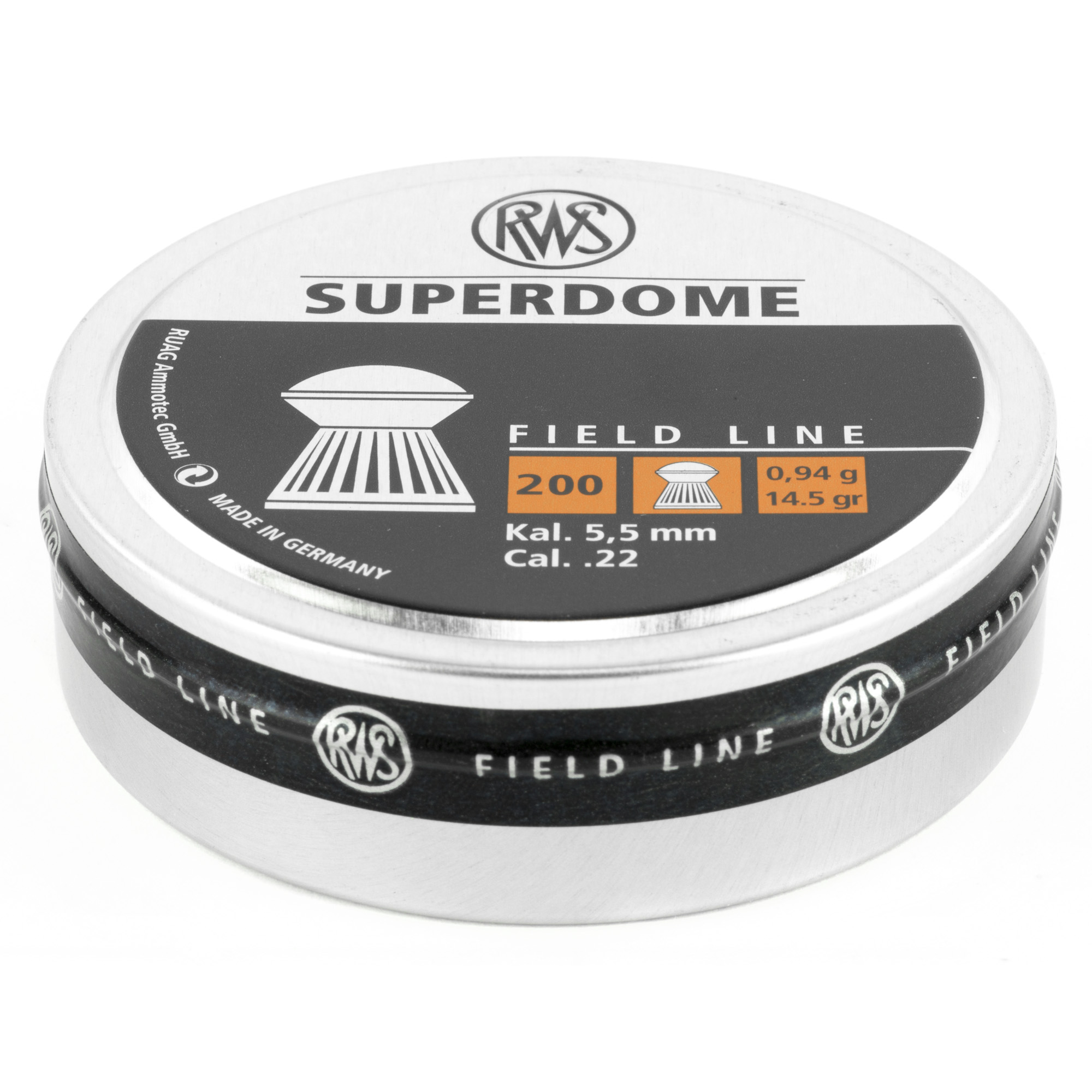 RWS 2317378 Superdome Pellets .22 Caliber Pellet Lead 500