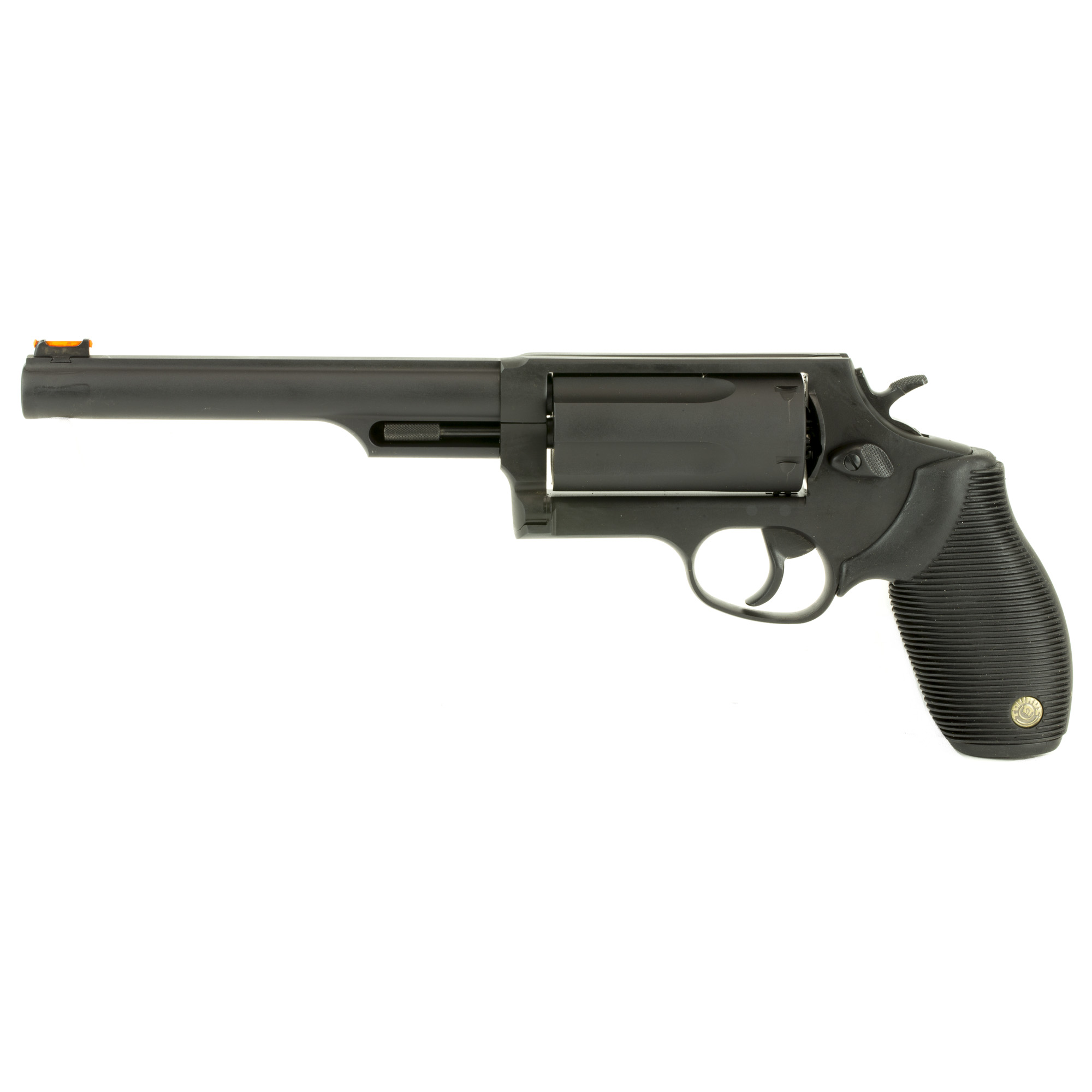 Taurus 2441061MAG Judge Magnum Compact Frame 45 Colt (LC)/410 Mag 5rd 6.50” Matte Black Oxide Steel Barrel, Cylinder & Frame, Black Finger Groove Grip, Exposed Hammer