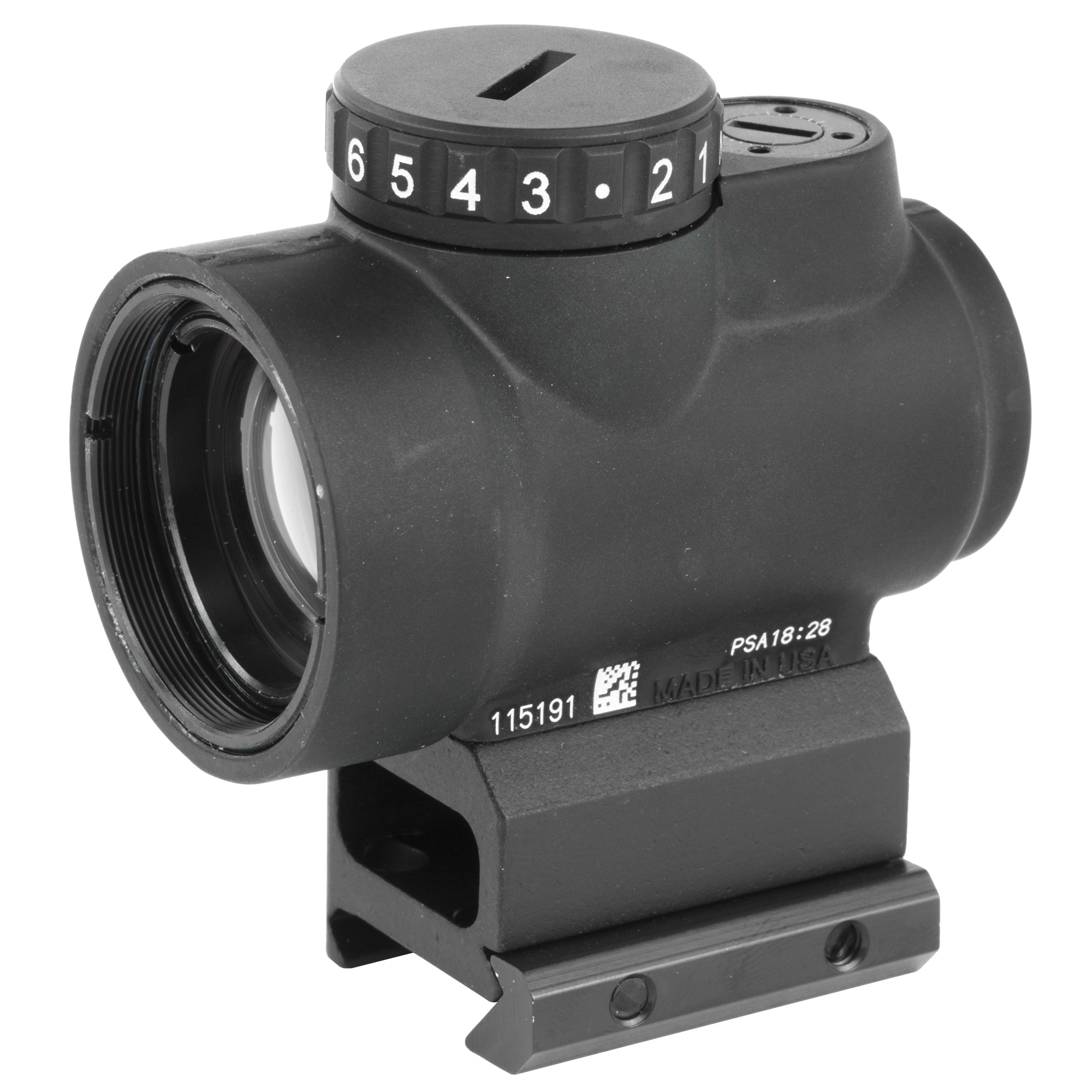 Trijicon 2200030 MRO Matte Black 1 x 25 mm 2 MOA Green Dot Full Cowitness Mount