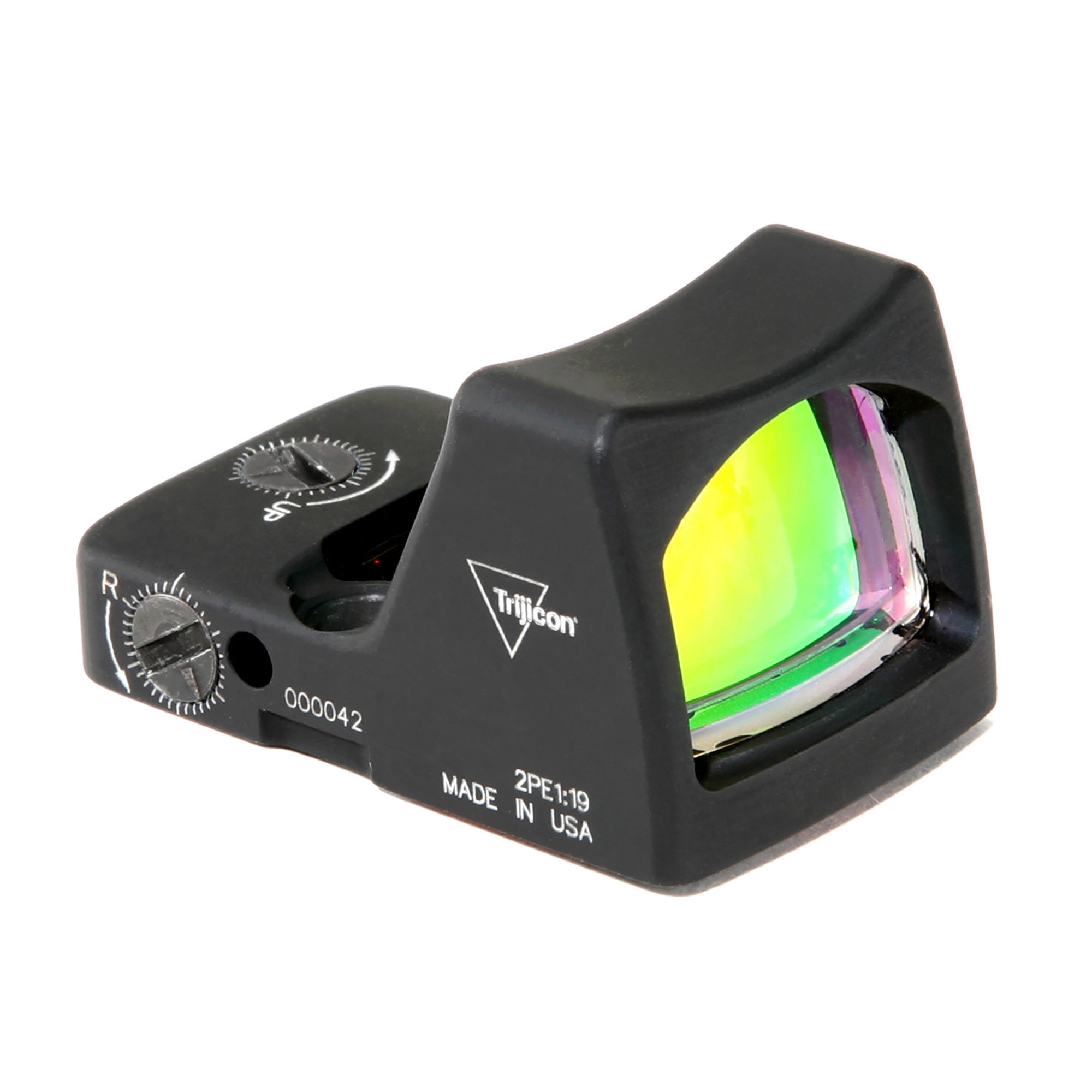 Trijicon 700607 RMR Type 2 Matte Black 22x16mm 6.5 MOA Illuminated Red Dot LED Reticle