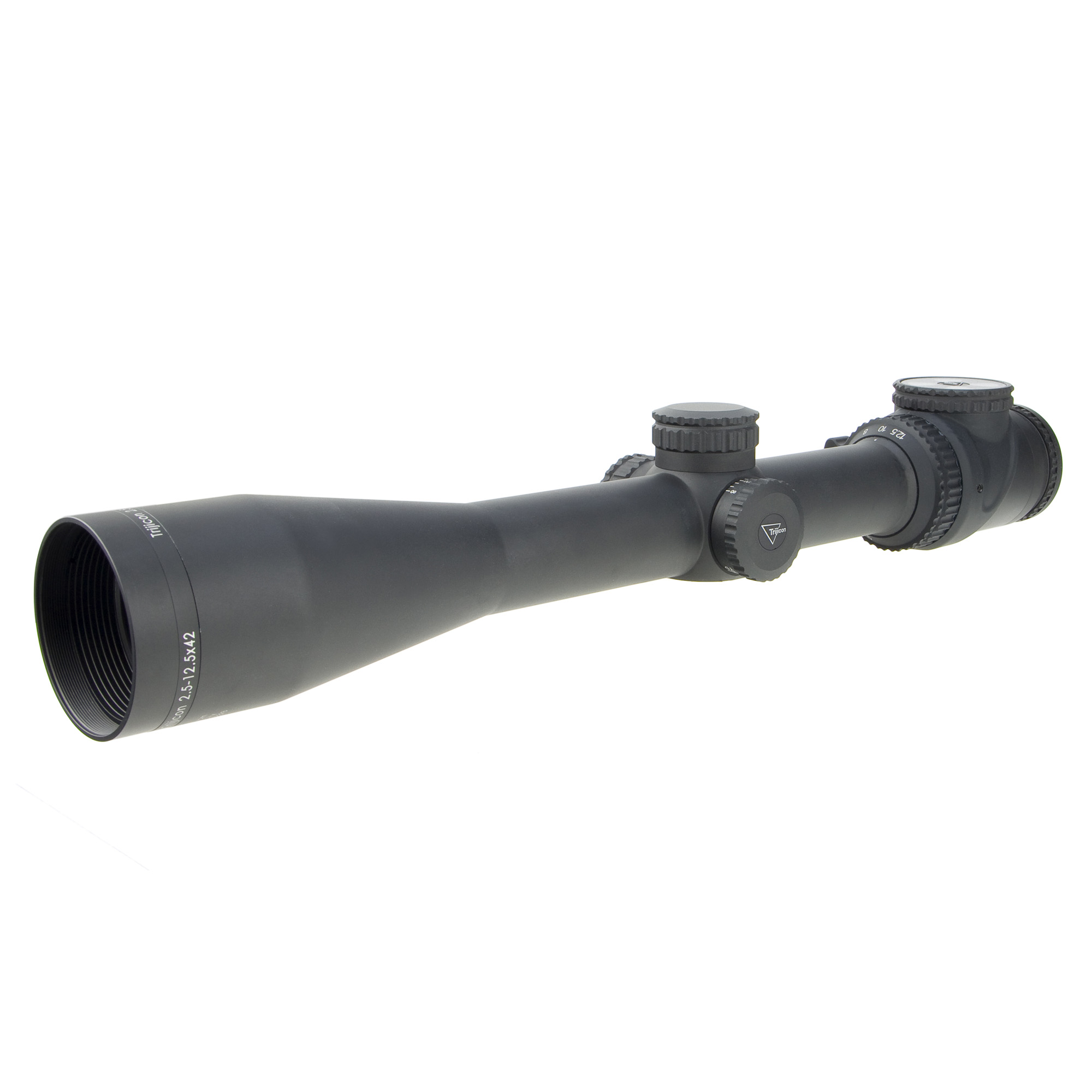Trijicon 200098 AccuPoint Black Hardcoat Anodized 2.5-12.5x42mm 30mm Tube Illuminated Duplex Crosshair w/Green Dot Reticle