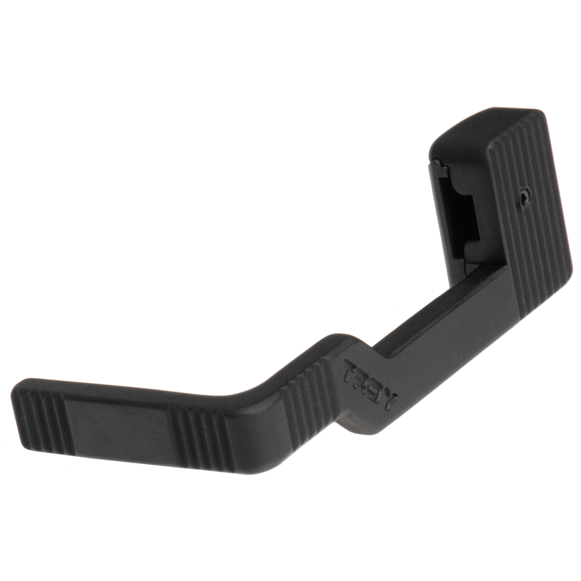 Troy Ind SBOLAMB00BT00 Bolt Release M16/M4/AR-15 Black Aluminum Rifle Ambidextrous