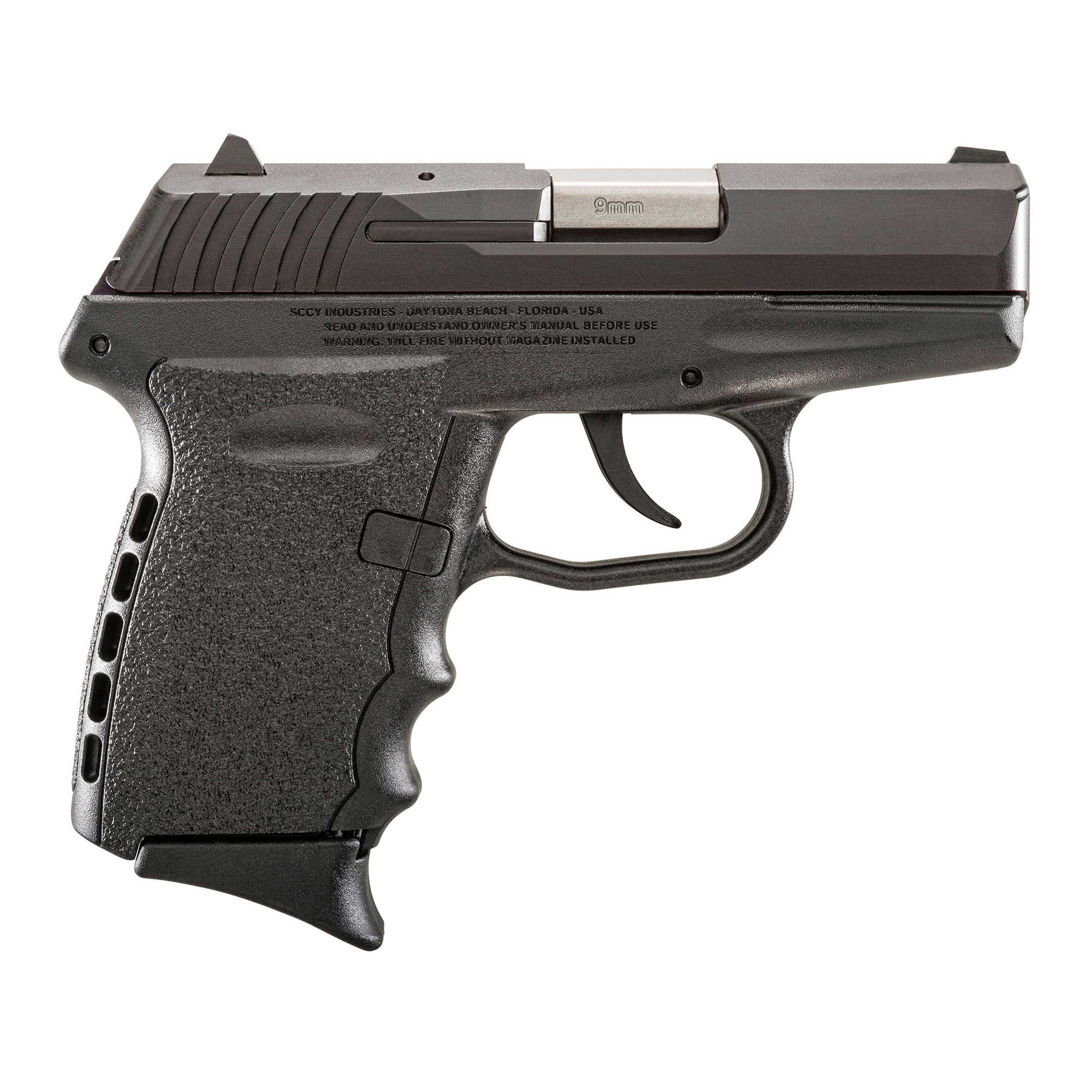 SCCY CPX CPX-2 All Black 9mm 10rd Mags 3.1in CPX-2CB