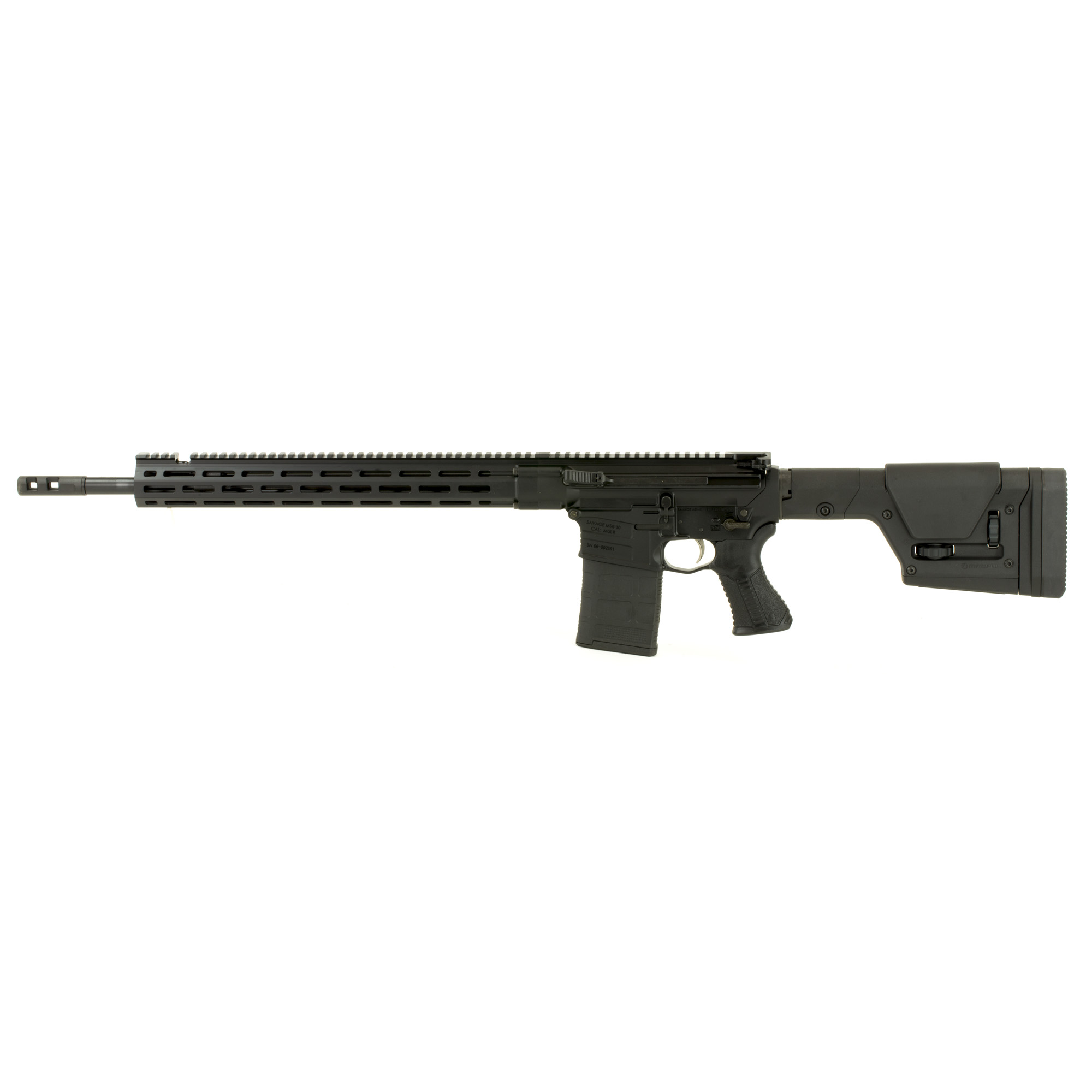 Savage Arms 22904 MSR 10 Long Range 308 Win 10+1 20” Matte Black Barrel/Rec, Matte Black Adjustable Magpul PRS Gen3 Stock, Polymer Grip