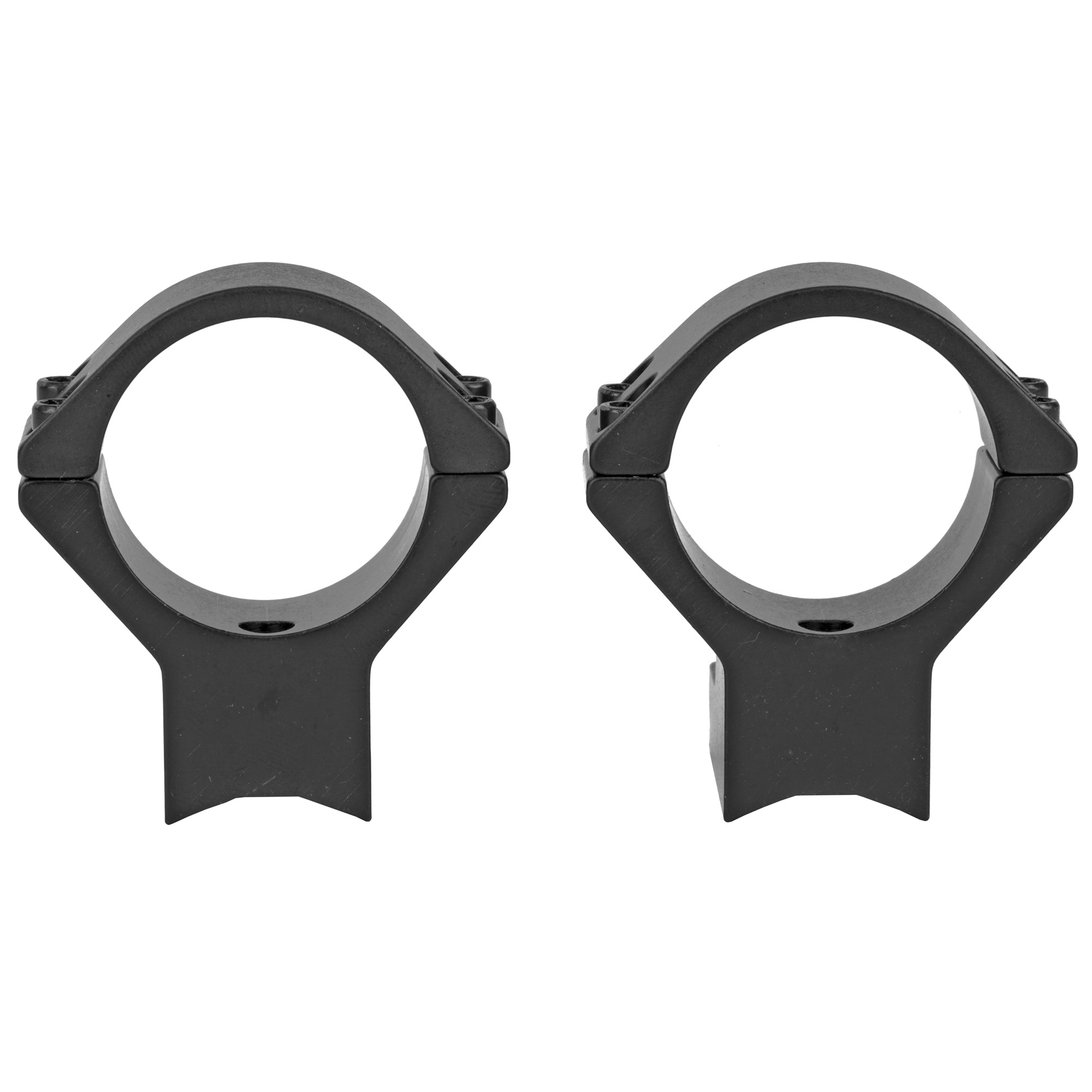 Talley 750725 Light Weight Ring/Base Combo High 2-Piece Base/Rings For Savage A17,A22 & Round Receiver Rifles w/Accutrigger Black Matte Anodized Finish 30mm Diameter