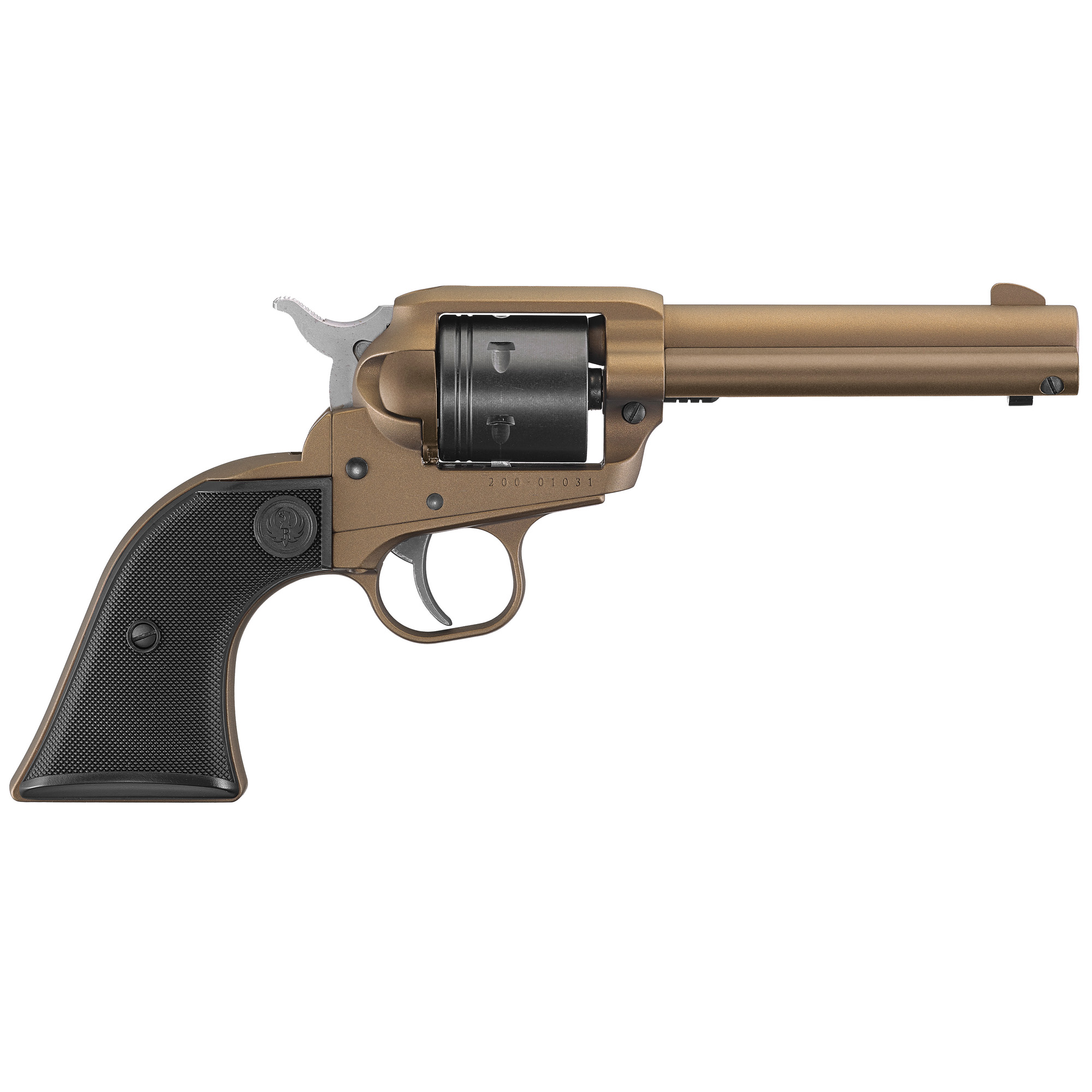 Ruger Wrangler 22 LR 4.62" 6rd Burnt Bronze 736676020041