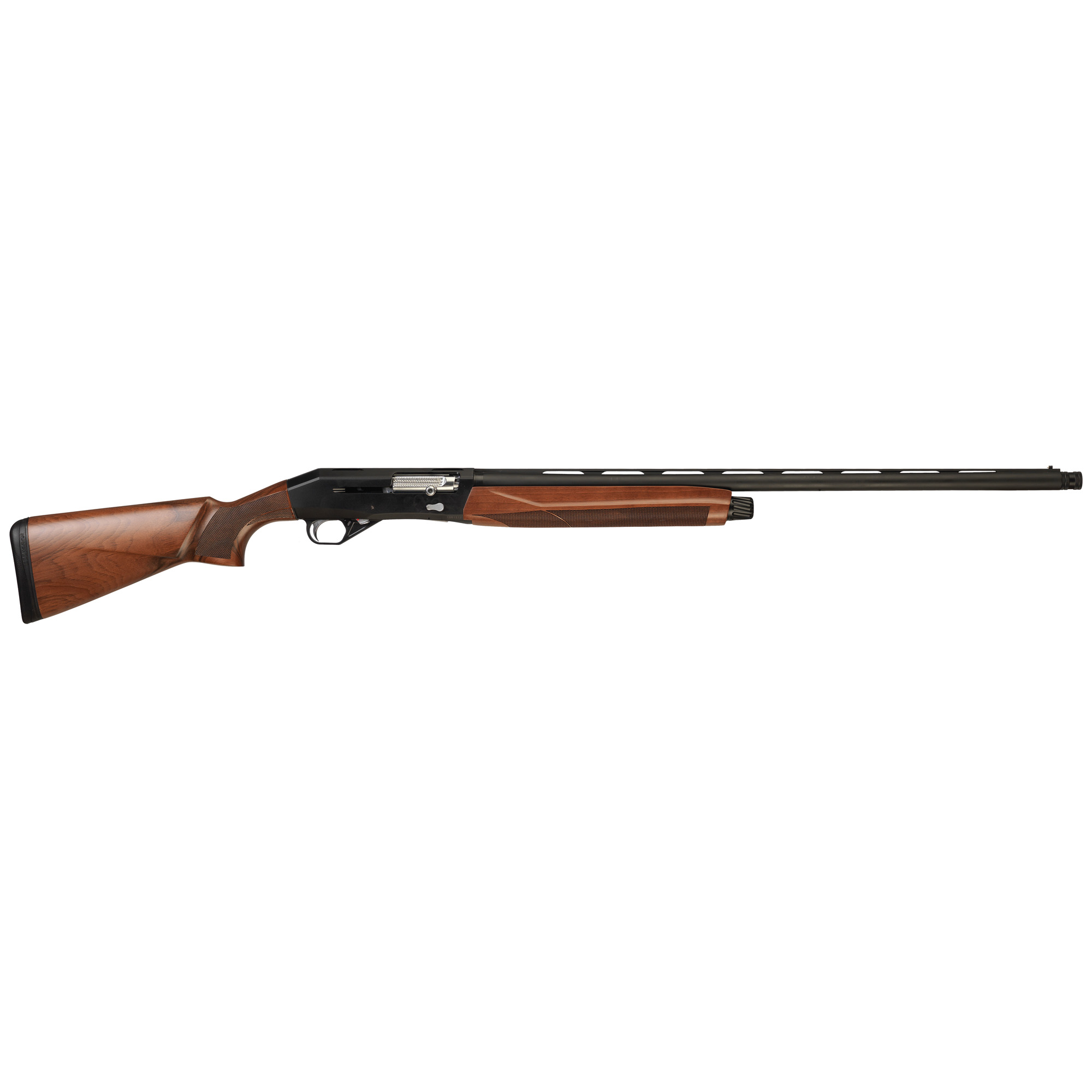 CZ-USA 06350 1012 Semi-Auto 12 Gauge with 28” Barrel, 3” Chamber, 4+1 Capacity, Gloss Black Chrome Metal Finish & Turkish Walnut Stock Right Hand (Full Size)