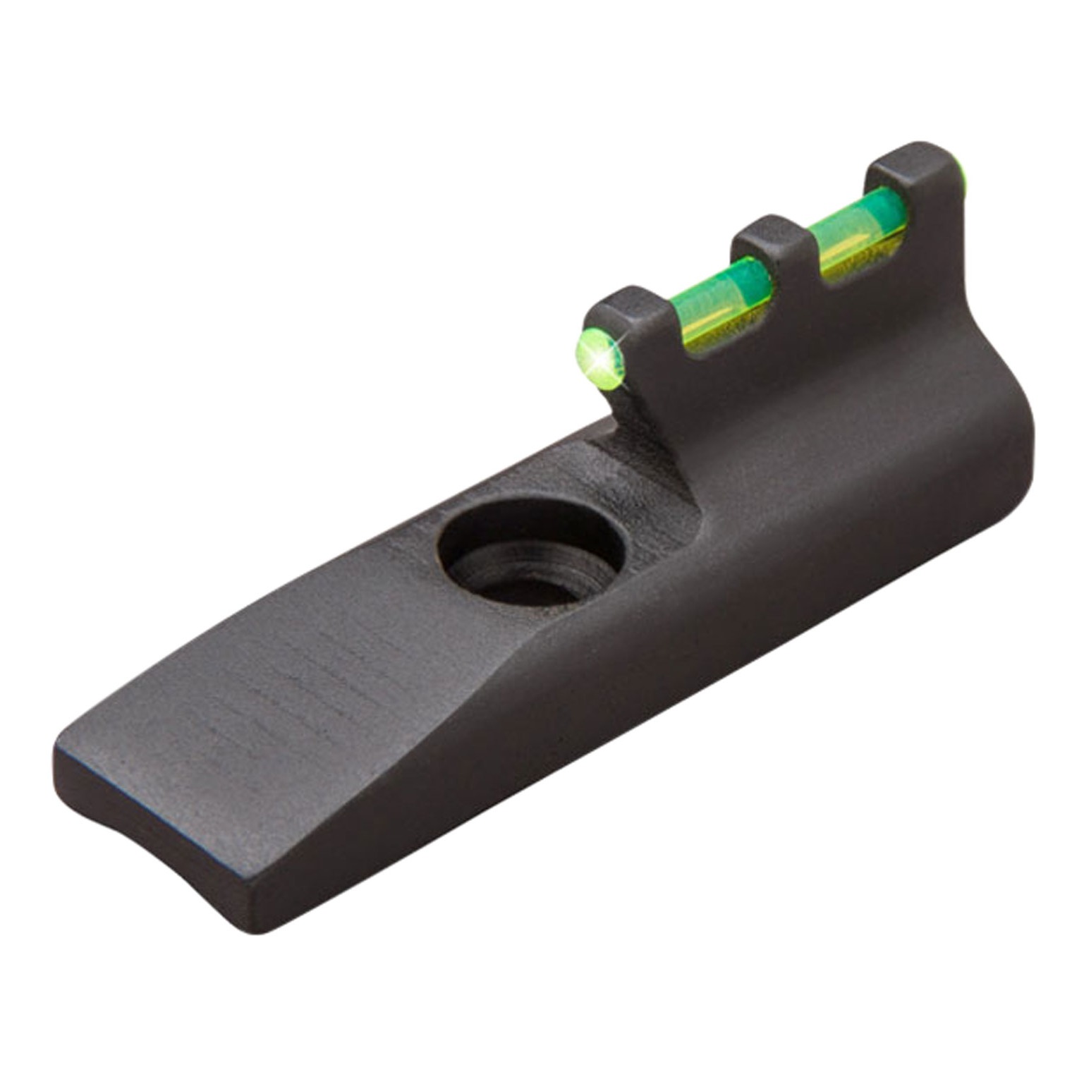 TruGlo TG965G Front Sight Green Fiber Optic Front/Black Frame Fits Browning Buck Mark Fits Ruger MK II/MK III/MK IV, 22/45, Front Post Screw Mount