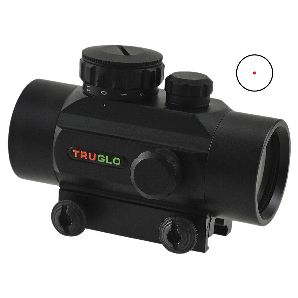 TruGlo TG8030P Traditional Dot Sight Matte Black 1 x 30 mm 5 MOA Red Dot