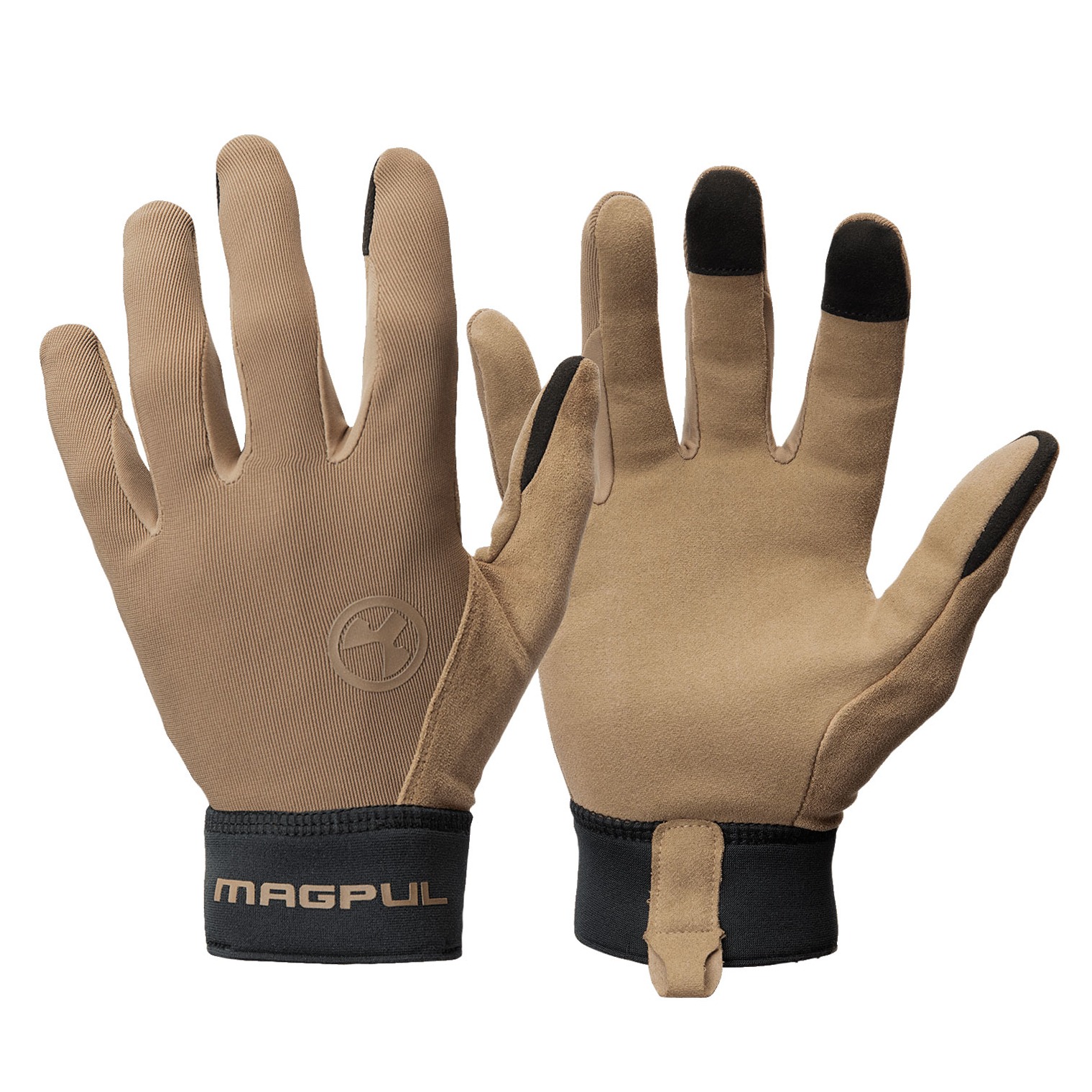 Magpul Technical 2.0 Gloves Coyote Touchscreen Synthetic Suede Large MAG1014251